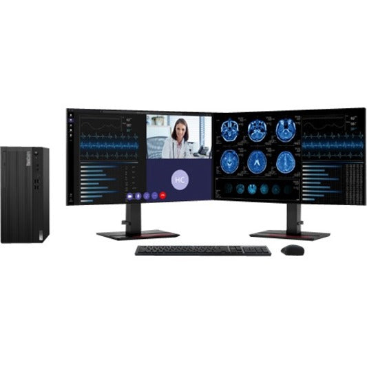 Lenovo ThinkCentre M80t 11CS000FUS Desktop Computer - Intel Core i5 10th Gen i5-10500 Hexa-core (6 Core) 3.10 GHz - 16 GB RAM DDR4 SDRAM - 512 GB SSD - Tower - Raven Black 11CS000FUS