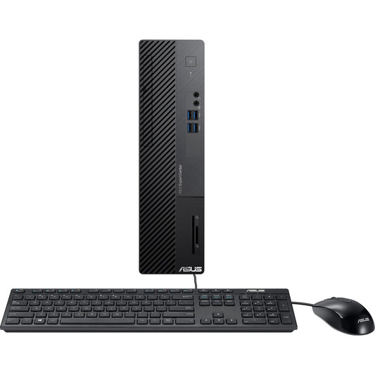 Ordinateur de bureau Asus ExpertCenter D7 D500SA-Q31SP - Intel Core i3 10e génération i3-10100 Quad-core (4 cœurs) 3,60 GHz - 8 Go de RAM DDR4 SDRAM - SSD M.2 PCI Express NVMe 256 Go - Petit facteur de forme - Noir D500SA-Q31SP