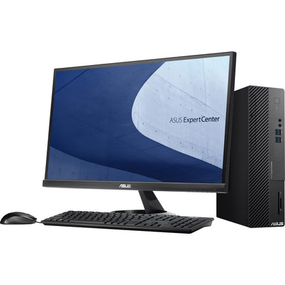 Ordinateur de bureau Asus ExpertCenter D7 D500SA-Q31SP - Intel Core i3 10e génération i3-10100 Quad-core (4 cœurs) 3,60 GHz - 8 Go de RAM DDR4 SDRAM - SSD M.2 PCI Express NVMe 256 Go - Petit facteur de forme - Noir D500SA-Q31SP