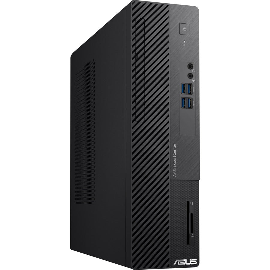 Ordinateur de bureau Asus ExpertCenter D7 D500SA-Q31SP - Intel Core i3 10e génération i3-10100 Quad-core (4 cœurs) 3,60 GHz - 8 Go de RAM DDR4 SDRAM - SSD M.2 PCI Express NVMe 256 Go - Petit facteur de forme - Noir D500SA-Q31SP