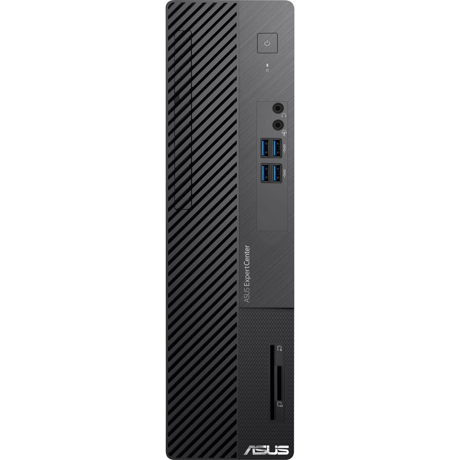 Ordinateur de bureau Asus ExpertCenter D7 D500SA-Q31SP - Intel Core i3 10e génération i3-10100 Quad-core (4 cœurs) 3,60 GHz - 8 Go de RAM DDR4 SDRAM - SSD M.2 PCI Express NVMe 256 Go - Petit facteur de forme - Noir D500SA-Q31SP