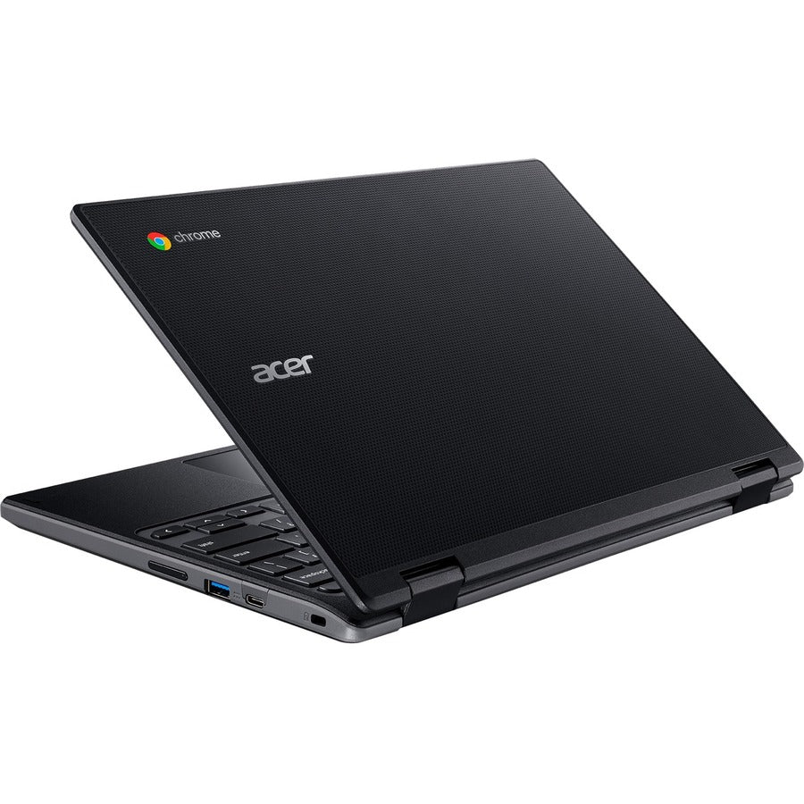 Acer R721T R721T-48A0 11.6" Touchscreen 2 in 1 Chromebook - HD - 1366 x 768 - AMD A-Series 7th Gen A4-9120C Dual-core (2 Core) 1.60 GHz - 4 GB RAM - 32 GB Flash Memory - Shale Black NX.HBRAA.002