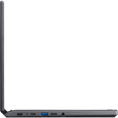 Acer R721T R721T-48A0 11.6" Touchscreen 2 in 1 Chromebook - HD - 1366 x 768 - AMD A-Series 7th Gen A4-9120C Dual-core (2 Core) 1.60 GHz - 4 GB RAM - 32 GB Flash Memory - Shale Black NX.HBRAA.002