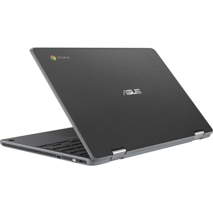 Asus Chromebook Flip C214 C214MA-YS02T-S 11.6" Touchscreen Chromebook - 1366 x 768 - Intel Celeron N4000 Dual-core (2 Core) 1.10 GHz - 4 GB RAM - 32 GB Flash Memory - Dark Gray C214MA-YS02T-S