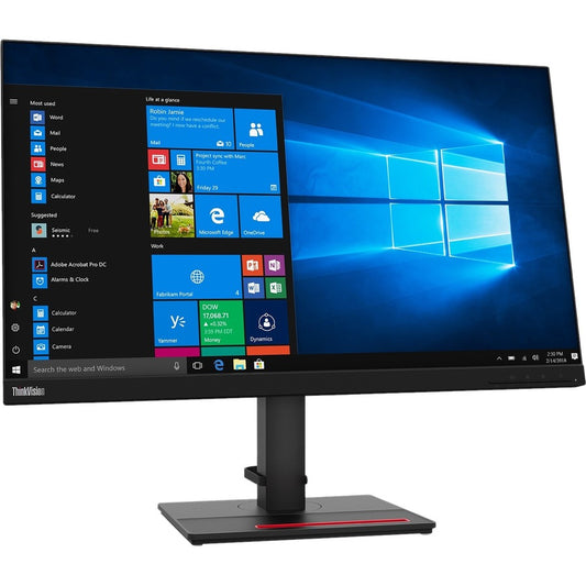 Moniteur LCD WQHD Lenovo ThinkVision T27q-20 27 pouces - 16:9 - Noir corbeau 61EDGAR2US