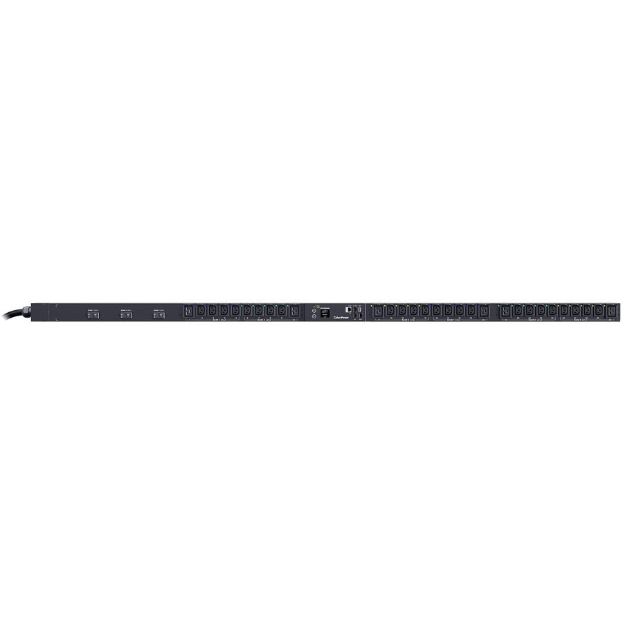 CyberPower PDU83108 3 Phase 200 - 240 VAC 60A Switched Metered-by-Outlet PDU PDU83108