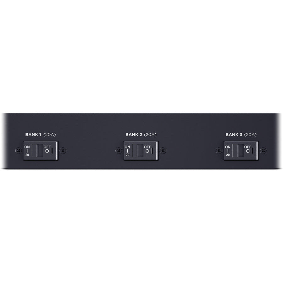 PDU 3 phases 200-240 VCA 30 A avec compteur par prise commuté CyberPower PDU83105 PDU83105