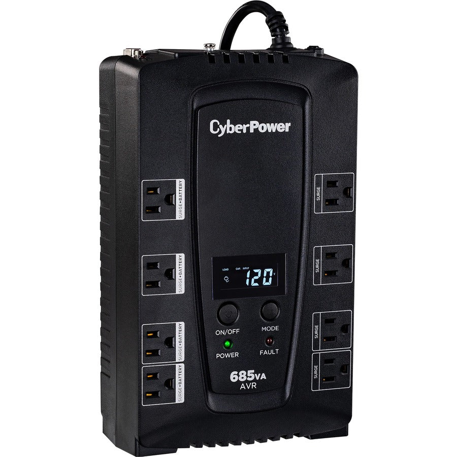 CyberPower Intelligent LCD CP685AVRLCD 685VA Desktop UPS CP685AVRLCD