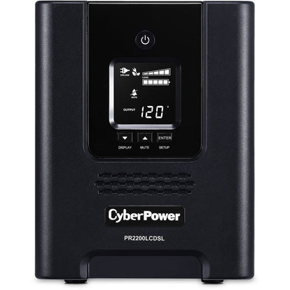 CyberPower Smart App Sinewave PR2200LCDSL 2070VA Pure Sine Wave Tower LCD UPS PR2200LCDSL