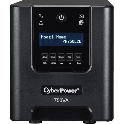 CyberPower Smart App Sinewave PR750LCD 750VA Pure Sine Wave Mini-Tower LCD UPS PR750LCD