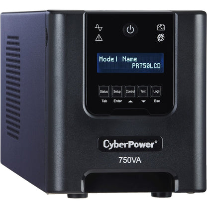 CyberPower Smart App Sinewave PR750LCD 750VA Pure Sine Wave Mini-Tower LCD UPS PR750LCD