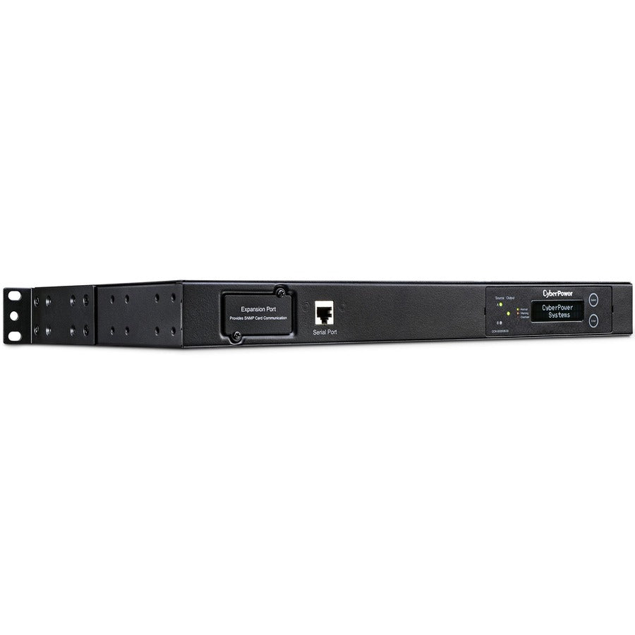 CyberPower PDU15M10AT Metered ATS PDU 120V 15A 1U 10-Outlets (2) 5-15P PDU15M10AT