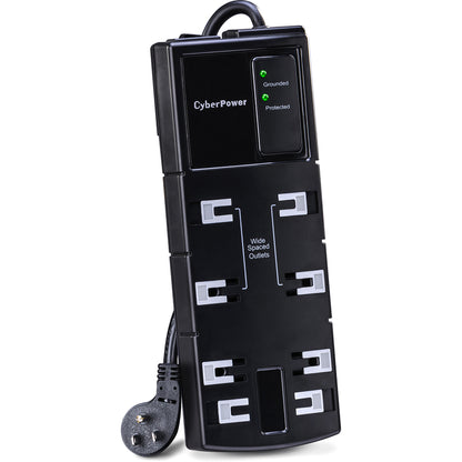 CyberPower CSB806 Essential 8-Outlets Surge Suppressor 6FT Cord CSB806