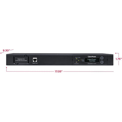 CyberPower PDU20MHVT10AT Metered ATS PDU 200-240V 20A 1U 10-Outlets (2) L6-20P PDU20MHVT10AT