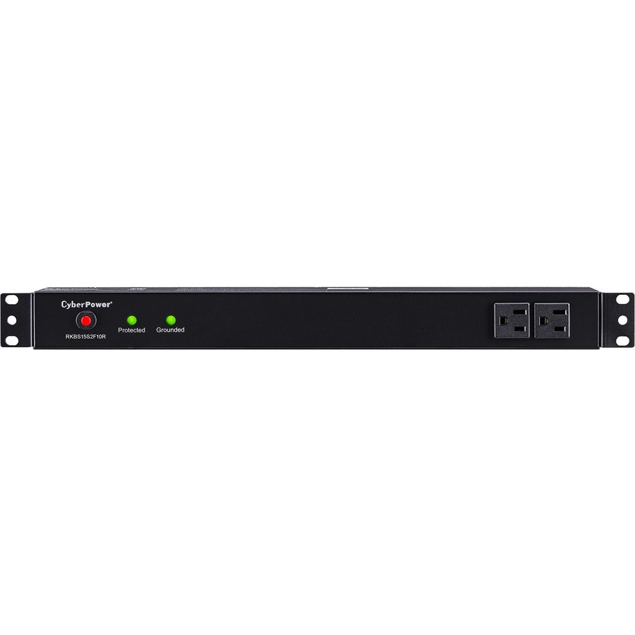 CyberPower Rackbar Surge Suppressor RM 1U RKBS15S2F10R 15A 12-Outlet RKBS15S2F10R