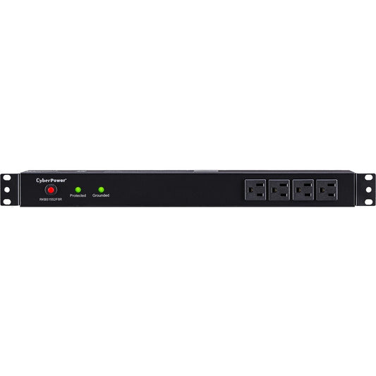 CyberPower Rackbar Surge Suppressor RM 1U RKBS15S4F12R 15A 16-Outlet RKBS15S4F12R