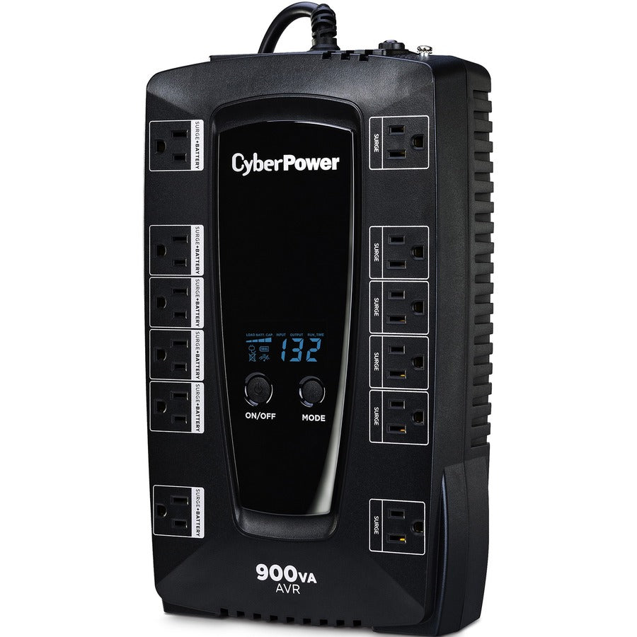 CyberPower Intelligent LCD Series AVRG900LCD 900VA 480W UPS AVRG900LCD