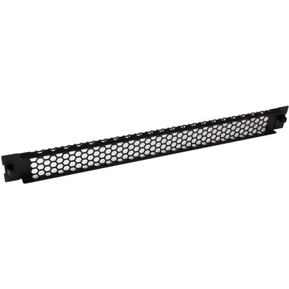 StarTech.com Blanking Panel - 1U - Vented - 19in - Tool-less - Steel - Black - TAA Compliant - Blank Rack Panel - Filler Panel RKPNLTL1UV