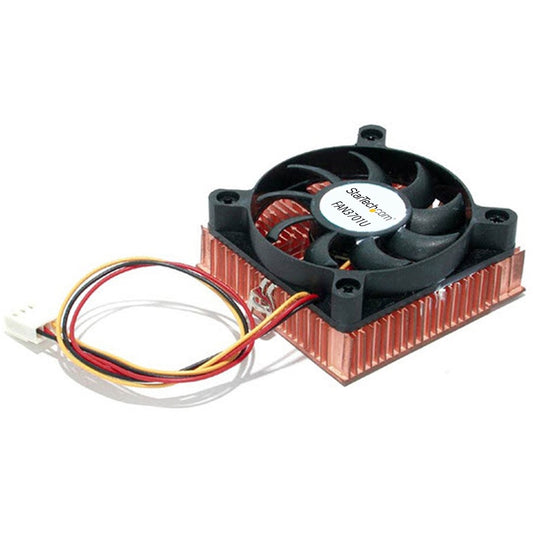 StarTech.com 1U 60x10mm Socket 7/370 CPU Cooler Fan w/ Copper Heatsink & TX3 FAN3701U