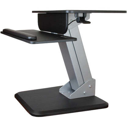 StarTech.com Sit-to-Stand Workstation with Full-Motion Articulating Monitor Arm - One-Touch Height Adjustment BNDSTSSLIM