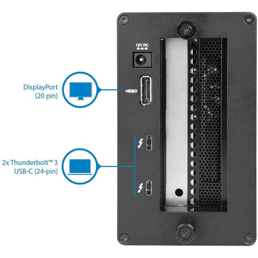 StarTech.com Thunderbolt 3 to M.2 adapter - External PCI Express Enclosure - Chassis plus card BNDTB4M2E1