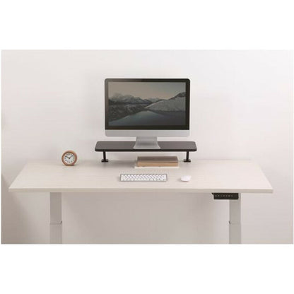 StarTech.com Monitor Riser Stand - Clamp-on Monitor Shelf for Desk - Extra Wide 25.6"/65 cm - For up to 34" Monitors - Black (MNRISERCLMP) MNRISERCLMP