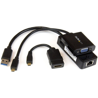 StarTech.com Accessory Kit for Lenovo Yoga 3 Pro - Micro HDMI to VGA - Micro HDMI to HDMI - USB 3.0 Gb LAN LENYMCHDVUGK