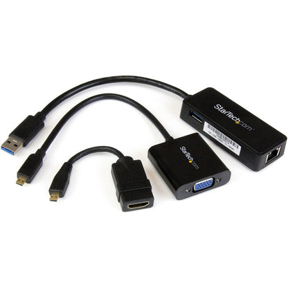 StarTech.com Accessory Kit for Lenovo Yoga 3 Pro - Micro HDMI to VGA - Micro HDMI to HDMI - USB 3.0 Gb LAN LENYMCHDVUGK