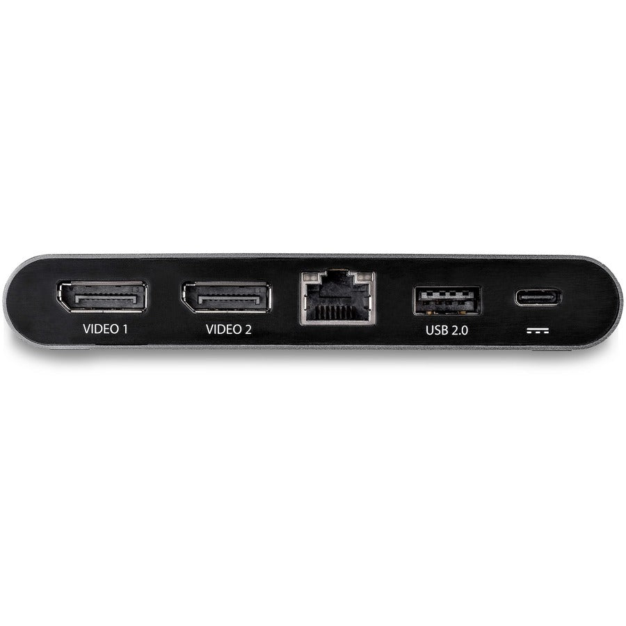 StarTech.com USB C Dock - 4K Dual Monitor DisplayPort Docking Station - 100W Power Delivery Passthrough, GbE, 2x USB-A - Multiport Adapter DK30C2DAGPD