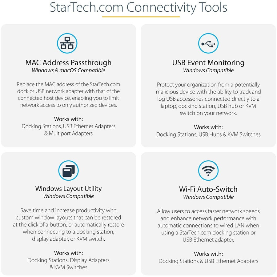 StarTech.com USB C Dock - 4K Dual Monitor DisplayPort Docking Station - 100W Power Delivery Passthrough, GbE, 2x USB-A - Multiport Adapter DK30C2DAGPD