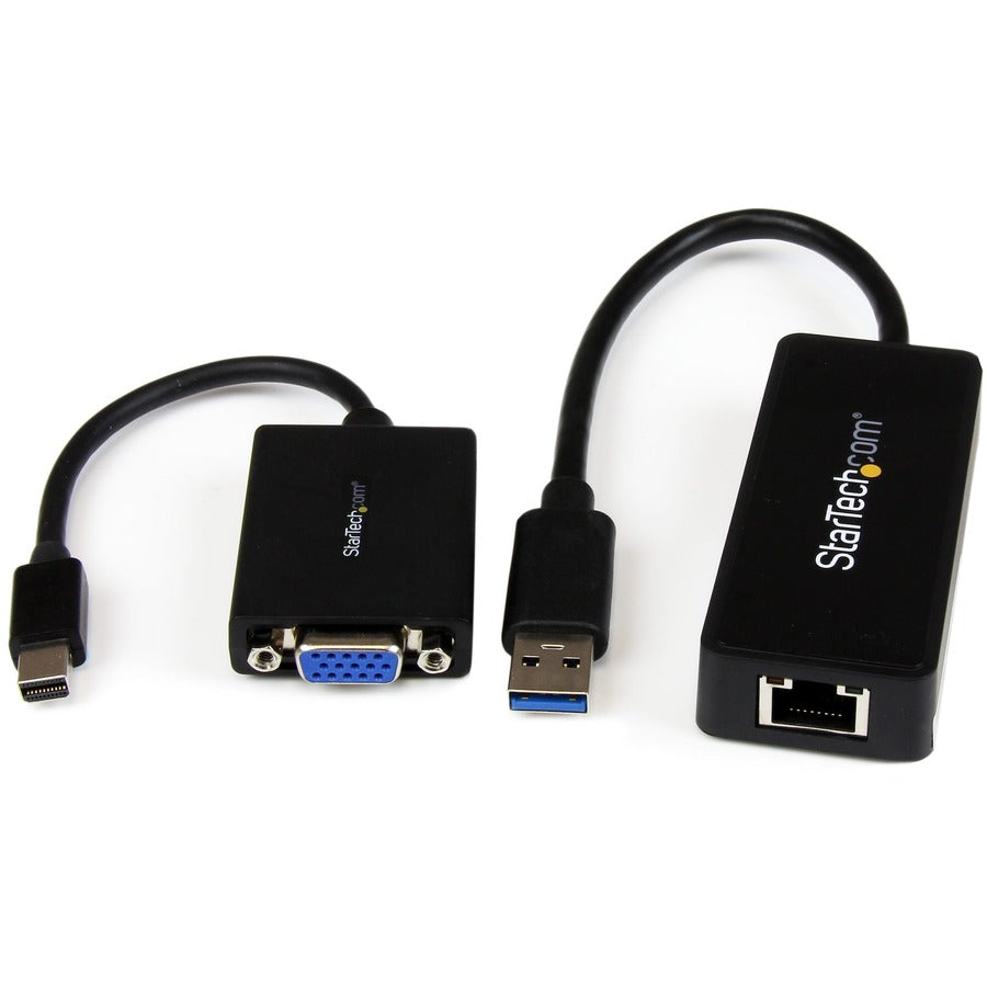 StarTech.com Lenovo ThinkPad X1 Carbon VGA and Gigabit Ethernet Adapter Kit - MDP to VGA - USB 3.0 to GbE LENX1MDPUGBK