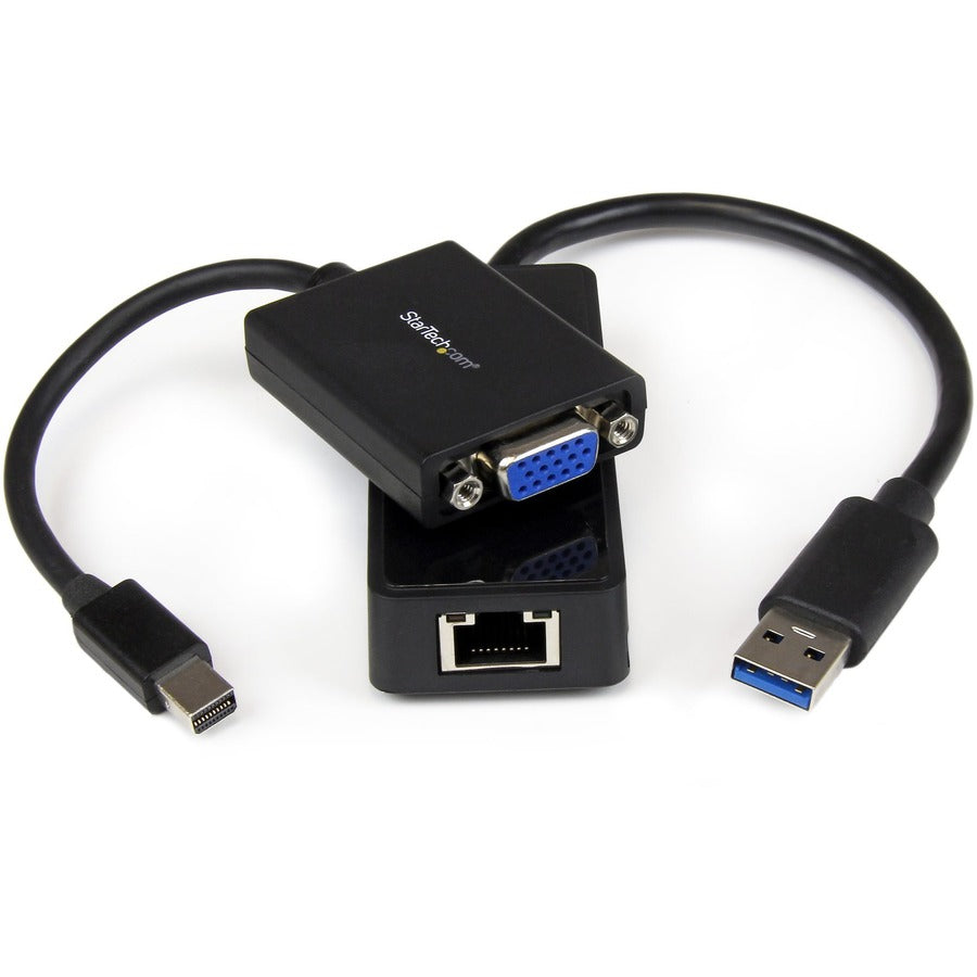 StarTech.com Lenovo ThinkPad X1 Carbon VGA and Gigabit Ethernet Adapter Kit - MDP to VGA - USB 3.0 to GbE LENX1MDPUGBK