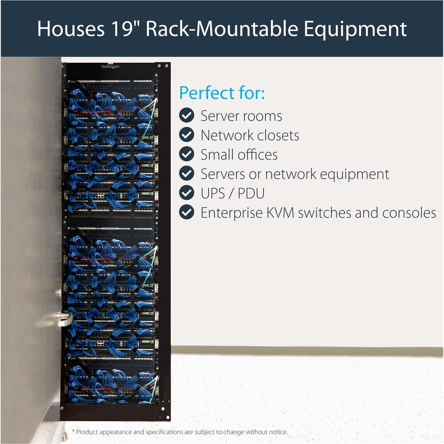 StarTech.com 4-Post Server Rack with Open Frame - Rack Cabinet with Open Frame - 36U (4POSTRACK36) 4POSTRACK36