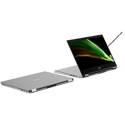 Acer Spin 1 SP114-31 SP114-31-C211 14" Touchscreen 2 in 1 Notebook - HD - 1366 x 768 - Intel Celeron N4500 Dual-core (2 Core) 1.10 GHz - 4 GB RAM - 128 GB Flash Memory - Pure Silver NX.ABWAA.004