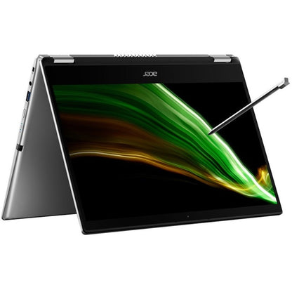 Acer Spin 1 SP114-31 SP114-31-C211 14" Touchscreen 2 in 1 Notebook - HD - 1366 x 768 - Intel Celeron N4500 Dual-core (2 Core) 1.10 GHz - 4 GB RAM - 128 GB Flash Memory - Pure Silver NX.ABWAA.004