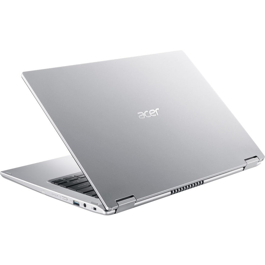 Acer Spin 1 SP114-31 SP114-31-C211 14" Touchscreen 2 in 1 Notebook - HD - 1366 x 768 - Intel Celeron N4500 Dual-core (2 Core) 1.10 GHz - 4 GB RAM - 128 GB Flash Memory - Pure Silver NX.ABWAA.004