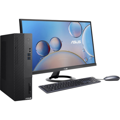 Asus S500SA-A71P Desktop Computer - Intel Core i7 10th Gen i7-10700 Octa-core (8 Core) 2.90 GHz - 16 GB RAM DDR4 SDRAM - 1 TB HDD - 256 GB M.2 PCI Express NVMe 3.0 SSD - Small Form Factor S500SA-A71P