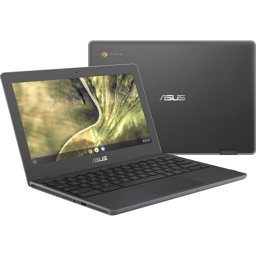 Asus Chromebook C204 C204MA-Q1R-CB 11.6" Chromebook - HD - 1366 x 768 - Intel Celeron N4020 Dual-core (2 Core) 1.10 GHz - 4 GB RAM - 32 GB Flash Memory - Dark Gray C204MA-Q1R-CB