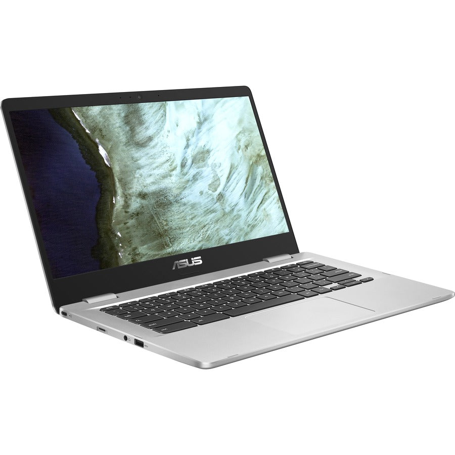 Asus Chromebook C423 C423NA-RH91T-CB 14" Touchscreen Chromebook - HD - 1366 x 768 - Intel Pentium N4200 Quad-core (4 Core) 1.10 GHz - 4 GB RAM - 32 GB Flash Memory - Silver C423NA-RH91T-CB