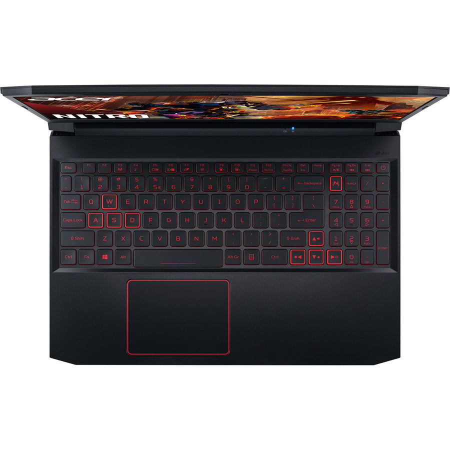 Acer Nitro 5 AN515-55 AN515-55-58U0 15.6" Gaming Notebook - Full HD - 1920 x 1080 - Intel Core i5 10th Gen i5-10300H Quad-core (4 Core) 2.50 GHz - 16 GB RAM - 1 TB HDD - 256 GB SSD - Obsidian Black NH.Q7JAA.006