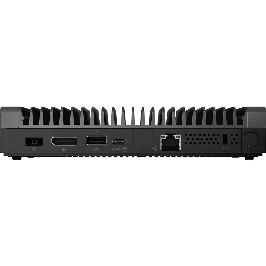 Lenovo ThinkCentre M75n 11BW0002US Desktop Computer - AMD 3050e Dual-core (2 Core) 1.40 GHz - 4 GB RAM DDR4 SDRAM - 128 GB SSD - Nano - Black 11BW0002US