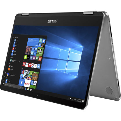 Asus VivoBook Flip 14 J401MA J401MA-SS01-CB 14" Touchscreen Notebook - HD - 1366 x 768 - Intel Celeron N4000 Dual-core (2 Core) 1.10 GHz - 4 GB RAM - 64 GB Flash Memory J401MA-SS01-CB