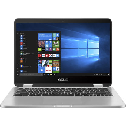 Asus VivoBook Flip 14 J401MA J401MA-SS01-CB 14" Touchscreen Notebook - HD - 1366 x 768 - Intel Celeron N4000 Dual-core (2 Core) 1.10 GHz - 4 GB RAM - 64 GB Flash Memory J401MA-SS01-CB