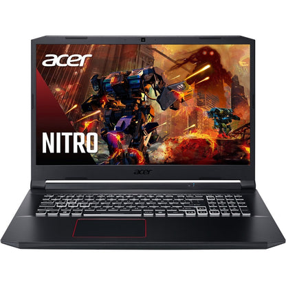 Acer Nitro 5 AN517-52 AN517-52-59RD 17.3" Gaming Notebook - Full HD - 1920 x 1080 - Intel Core i5 10th Gen i5-10300H Quad-core (4 Core) 2.50 GHz - 8 GB RAM - 512 GB SSD - Obsidian Black NH.Q82AA.002