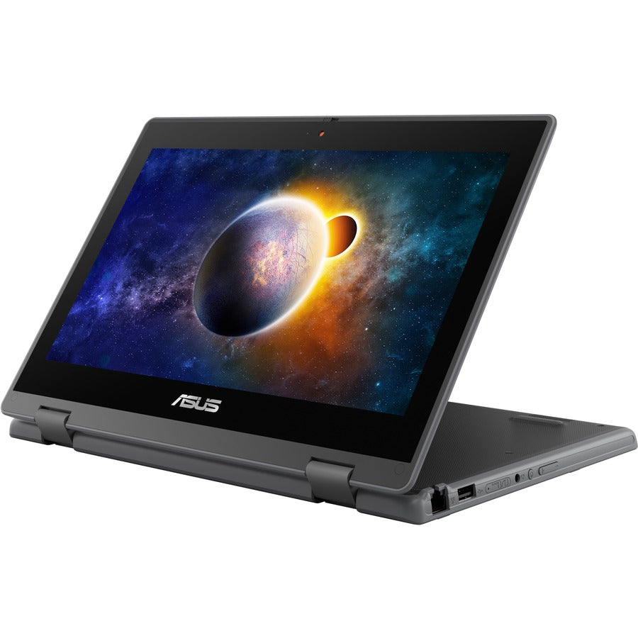 Ordinateur portable robuste à écran tactile Asus BR1100F BR1100FKA-YS02T 11,6" - HD - 1366 x 768 - Intel Celeron N4500 Dual-core (2 cœurs) 1,10 GHz - 4 Go de RAM - 64 Go de mémoire flash - Gris foncé BR1100FKA-YS02T