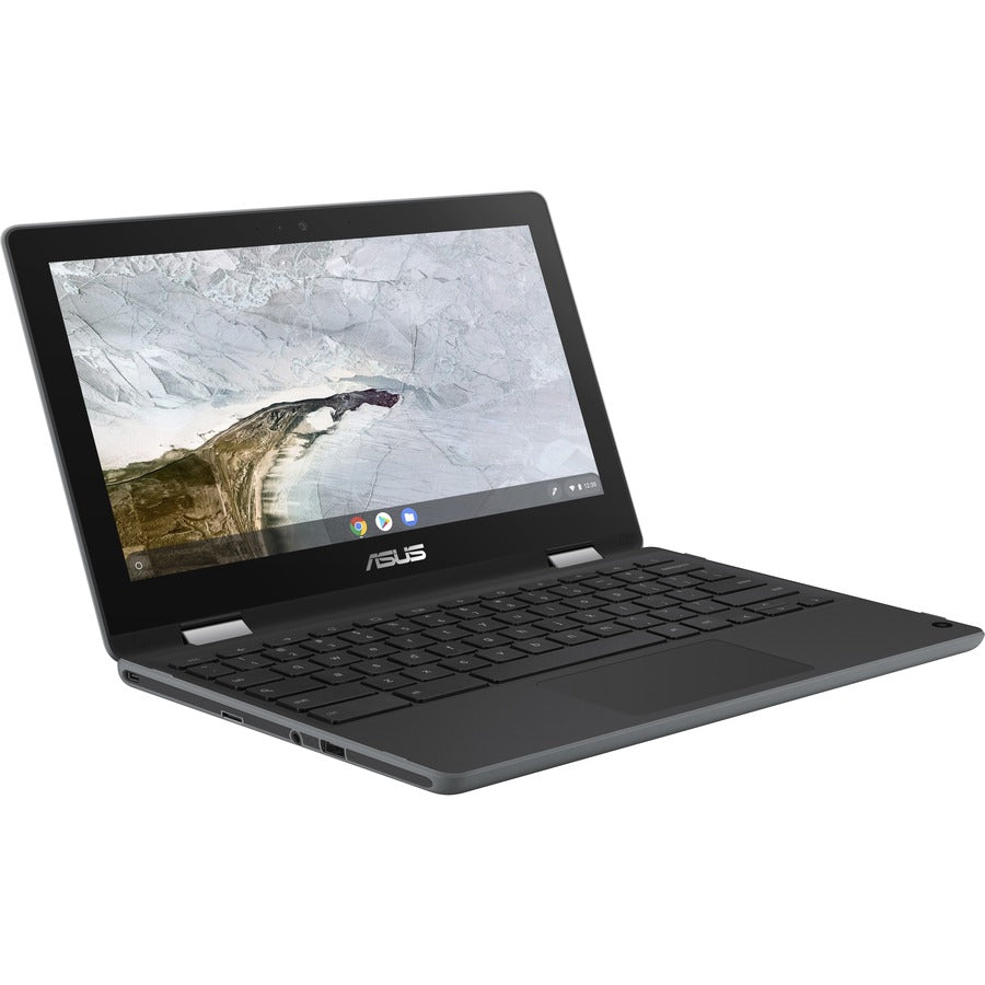 Asus Chromebook Flip C214 C214MA-C1R-CA 11.6" Touchscreen Rugged 2 in 1 Chromebook - HD - 1366 x 768 - Intel Celeron N4020 Dual-core (2 Core) 1.10 GHz - 4 GB RAM - 32 GB Flash Memory - Dark Gray C214MA-C1R-CA