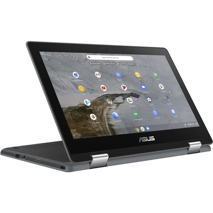 Asus Chromebook Flip C214 C214MA-C1R-CA 11.6" Touchscreen Rugged 2 in 1 Chromebook - HD - 1366 x 768 - Intel Celeron N4020 Dual-core (2 Core) 1.10 GHz - 4 GB RAM - 32 GB Flash Memory - Dark Gray C214MA-C1R-CA