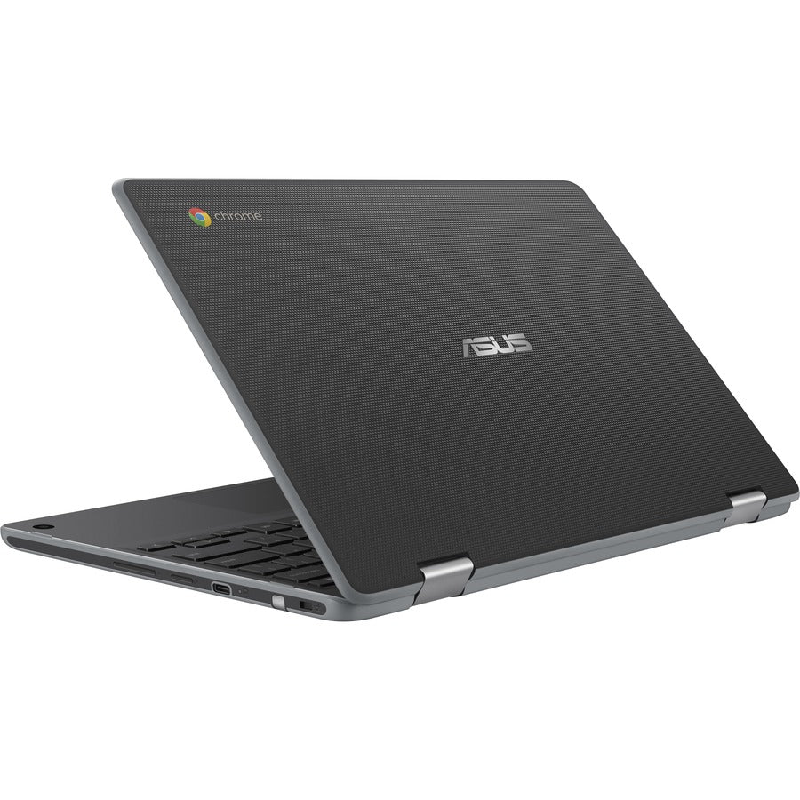 Asus Chromebook Flip C214 C214MA-C1R-CA 11.6" Touchscreen Rugged 2 in 1 Chromebook - HD - 1366 x 768 - Intel Celeron N4020 Dual-core (2 Core) 1.10 GHz - 4 GB RAM - 32 GB Flash Memory - Dark Gray C214MA-C1R-CA