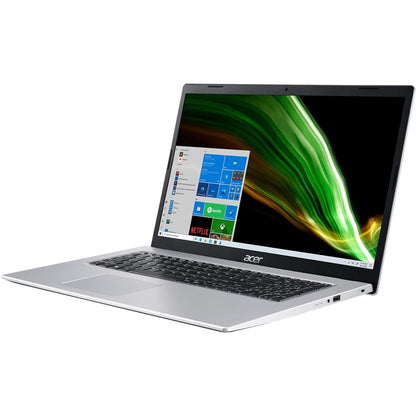 Acer Aspire 3 A317-53 A317-53-53G2 17.3" Notebook - HD+ - 1600 x 900 - Intel Core i5 11th Gen i5-1135G7 Quad-core (4 Core) 2.40 GHz - 8 GB RAM - 512 GB SSD - Pure Silver NX.AD0AA.003