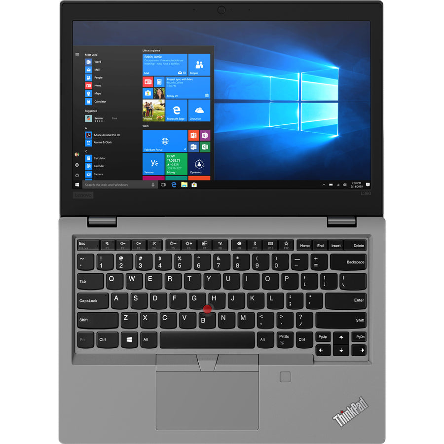 Lenovo ThinkPad L390 20NR000BCA 13.3" Touchscreen Notebook - 1920 x 1080 - Intel Core i5 8th Gen i5-8265U Quad-core (4 Core) 1.60 GHz - 8 GB Total RAM - 256 GB SSD - Mineral Silver 20NR000BCA